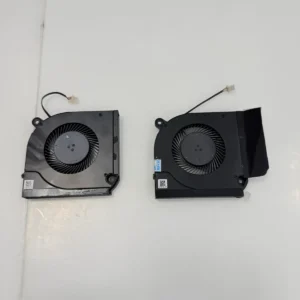 新旧のCPUファン比較（左：交換パーツ、右：故障パーツ）